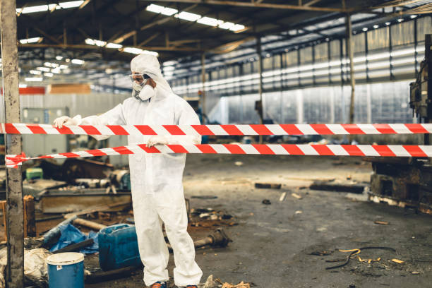 Professional Odor Removal technician working in Random Lake, WI